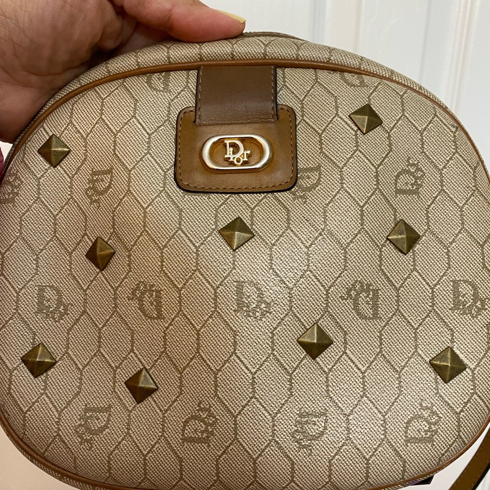 Vintage Christian Dior Honeycomb Handbag